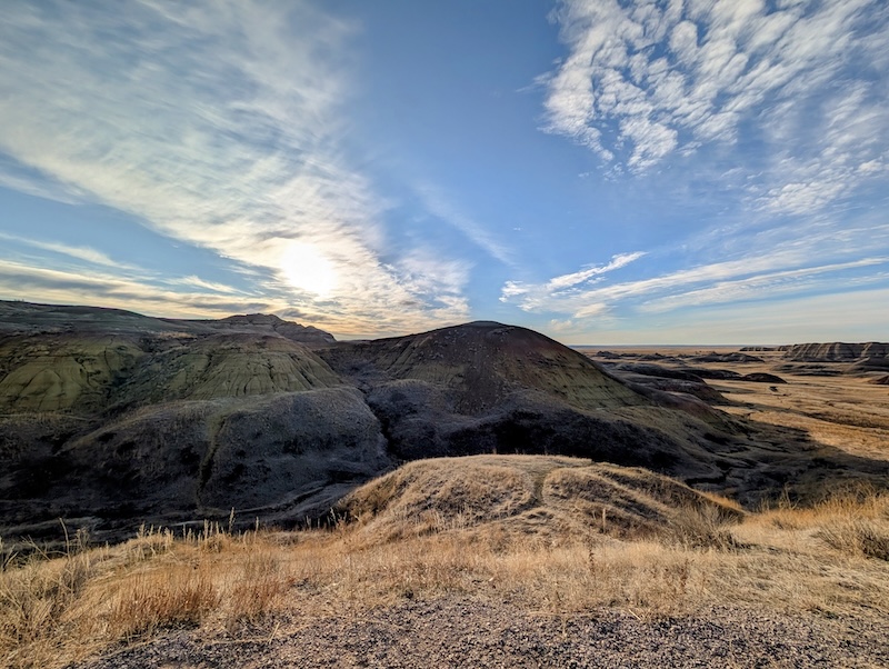 The Yellow Mounds were named appropriately.